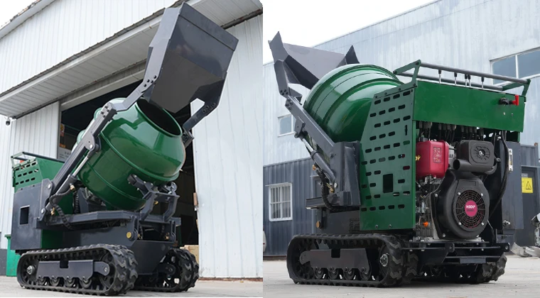 YG China Manufacturer Crawler Concrete Mixer Engineering Road Machinery Micro Mixing Tanker Self Loading Transit Mixer