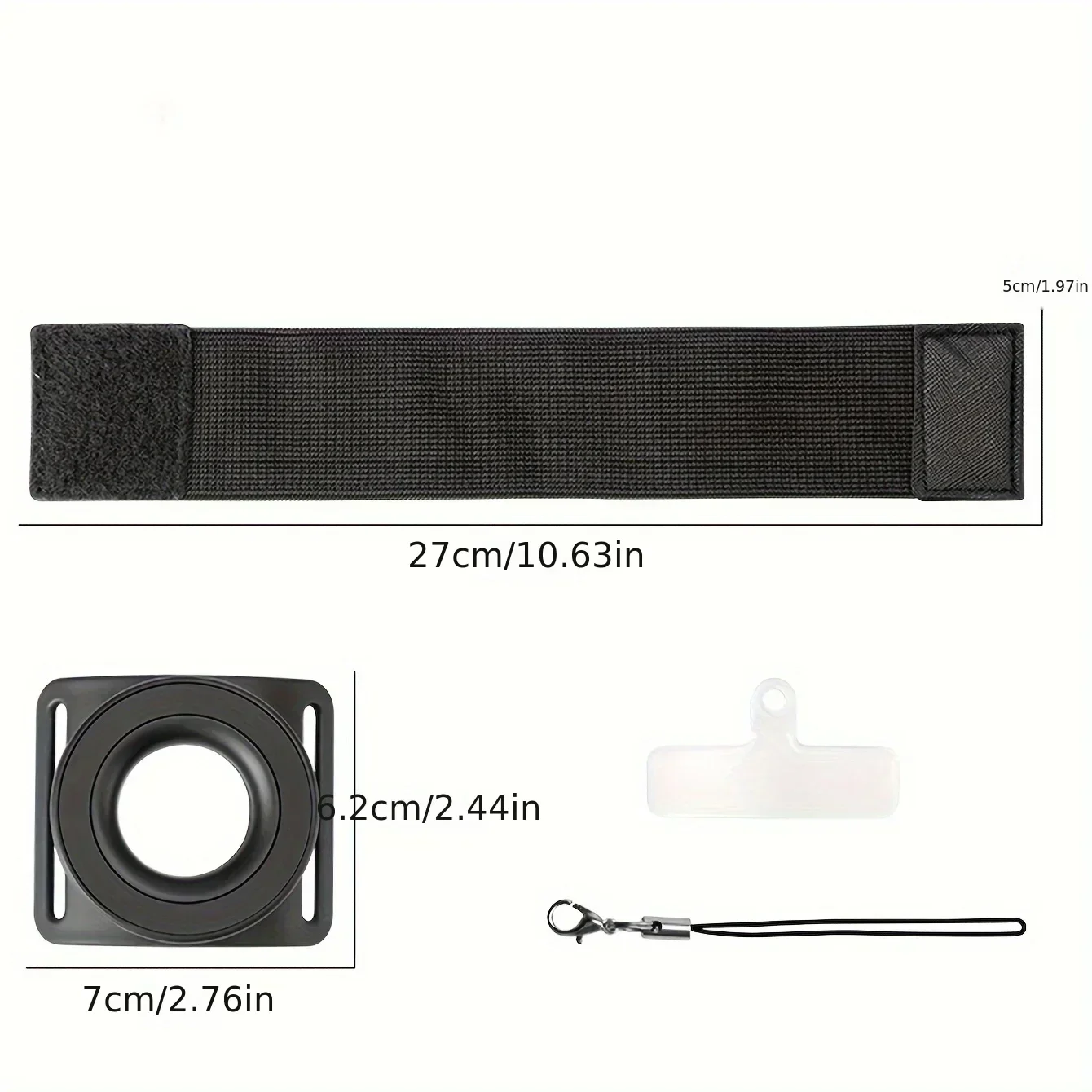 قوي المغناطيسي شفط قوس جبل حامل هاتف المحمول شريط للرسغ الذراع مخصص آيفون 13 14 15 16 برو ماكس سامسونج #6