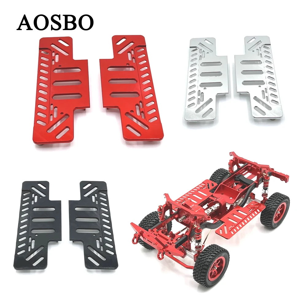 Metal RC Rock Sliders Side Pedal For MN128 MN86 MN86S MN86K MN86KS 1/12 RC Crawler Car Upgrade Parts Accessories