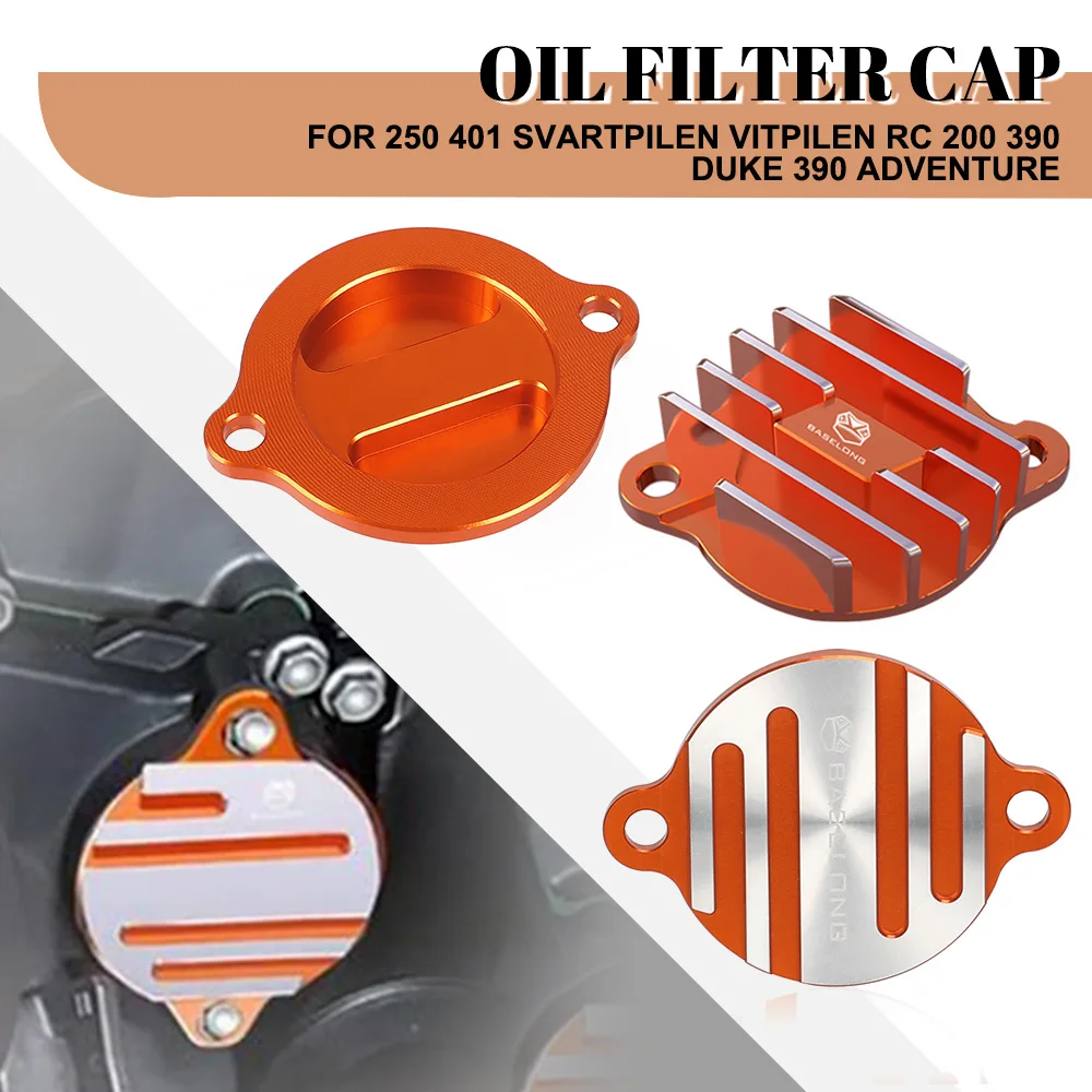 

FOR Husqvarna 250 401 SVARTPILEN VITPILEN RC 200 390 Duke 390 ADVENTURE Motorcycle Engine Oil Filler Cap Cover Oil Filter Plug