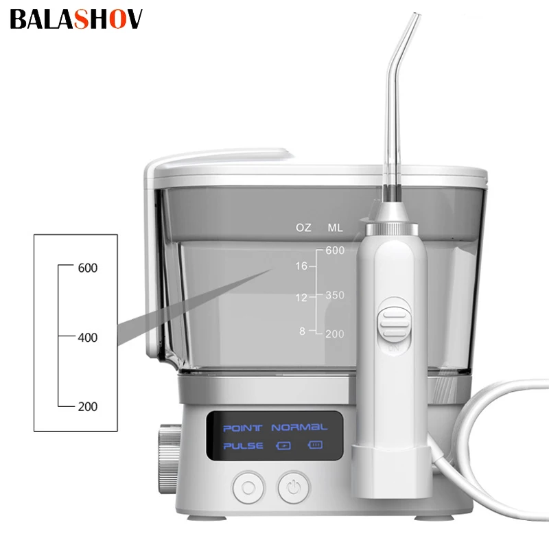 

Electric Oral Irrigator Dental Ultrasonic Personal Dental Cleaning Water Flosser Mouth Washing Machine 600ml Dental Water Jet