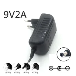 9V 2A 2000mA Replacement AC DC Adapter Charger for Roland PSB-1U Drum Piano Keyboard Po Power Supply