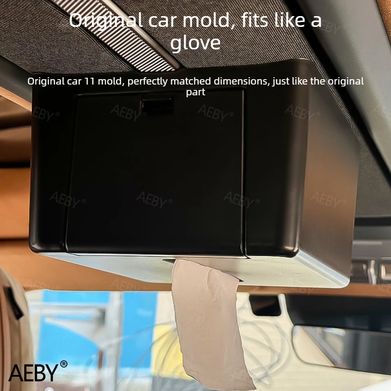 AEBY For Chery ICAR V27 Overhead tissue box holder,Tissue box non-destructive installation on car roof,Interior Accessories