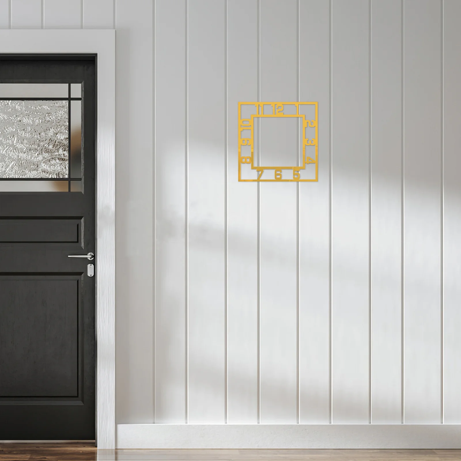 

Wall Clock Sticker Decorative Self-Adhesive Modern Design Home Office Timepiece Removable Vinyl Clock Decal Decoration