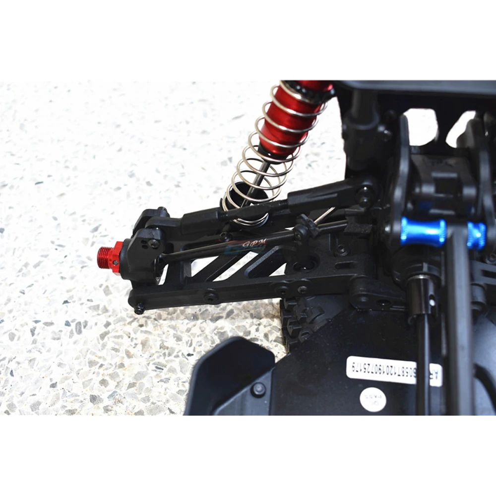 GPM para ARRMA 1/7 MOJAVE EXB 6S, accesorios de actualización, eje de transmisión CVD trasero de acero endurecido de Metal, hueso de perro ARA310953 AR310431