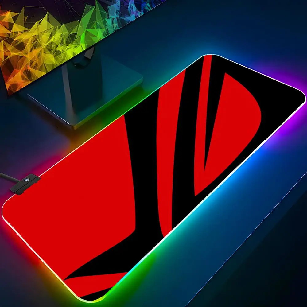 

A-Asus-S Mouse Pad RGB Backlit Mouse Pad Laptop Mouse Pad Laptop Gamer Computer Desk Gaming Accessories