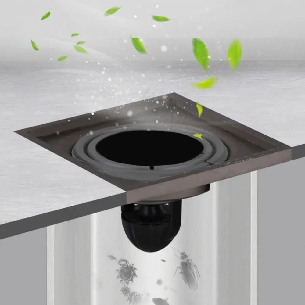 1Pcs Bathroom Floor Floor Drain Core Odor And Insect Proof Can Be Cut Sewer Cover Large Size 138mm Sewer Rapid Drainage