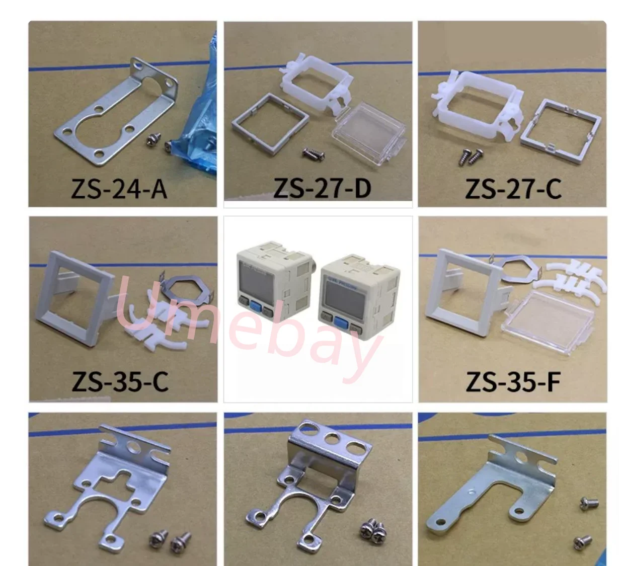 10 pieces, brackets/panels,   ZS-27-C    ZS-38-A1    ZS-27-D    ZS-35-C    ZS-35-D    ZS-38-A2    ZS-38-3L    ZS-38-4L
