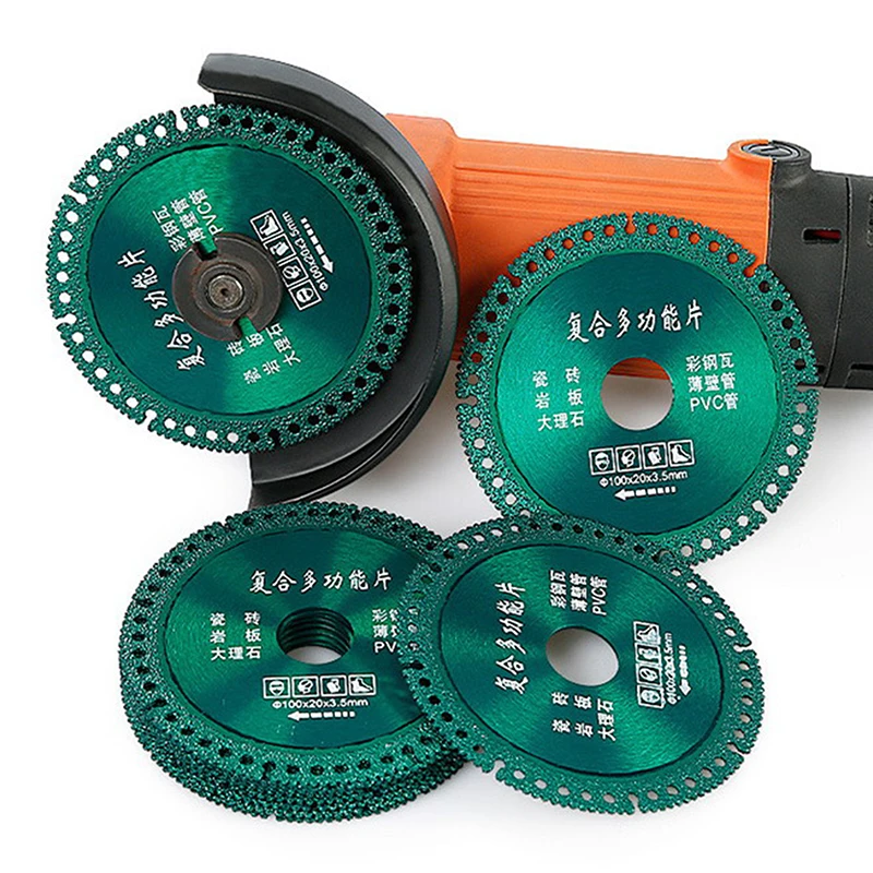 3/6/9Pcs Buy 1 Take 2 6 In 1 Diamond Cutting Disc Multi Tile Rock Slab Marble Steel Tile Iron Grinder Cutting Saw Blades· - view 4
