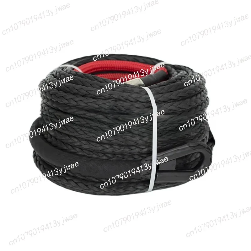 Synthetic Winch Rope for ATV SUV Vehicle, Tow Car, Off Road Trailer, 12mm x 28M, 13mm x 25m