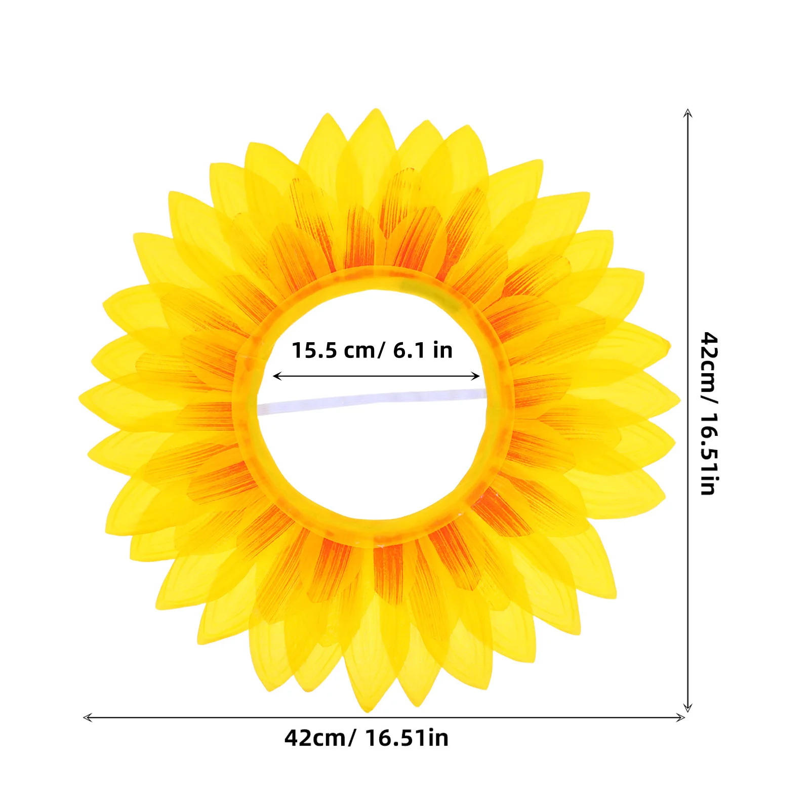 1 set zonnebloem hoofddeksel hoed handschoenen kinderen bloem kostuum accessoire voor feest cosplay halloween leuke prestatie rekwisieten