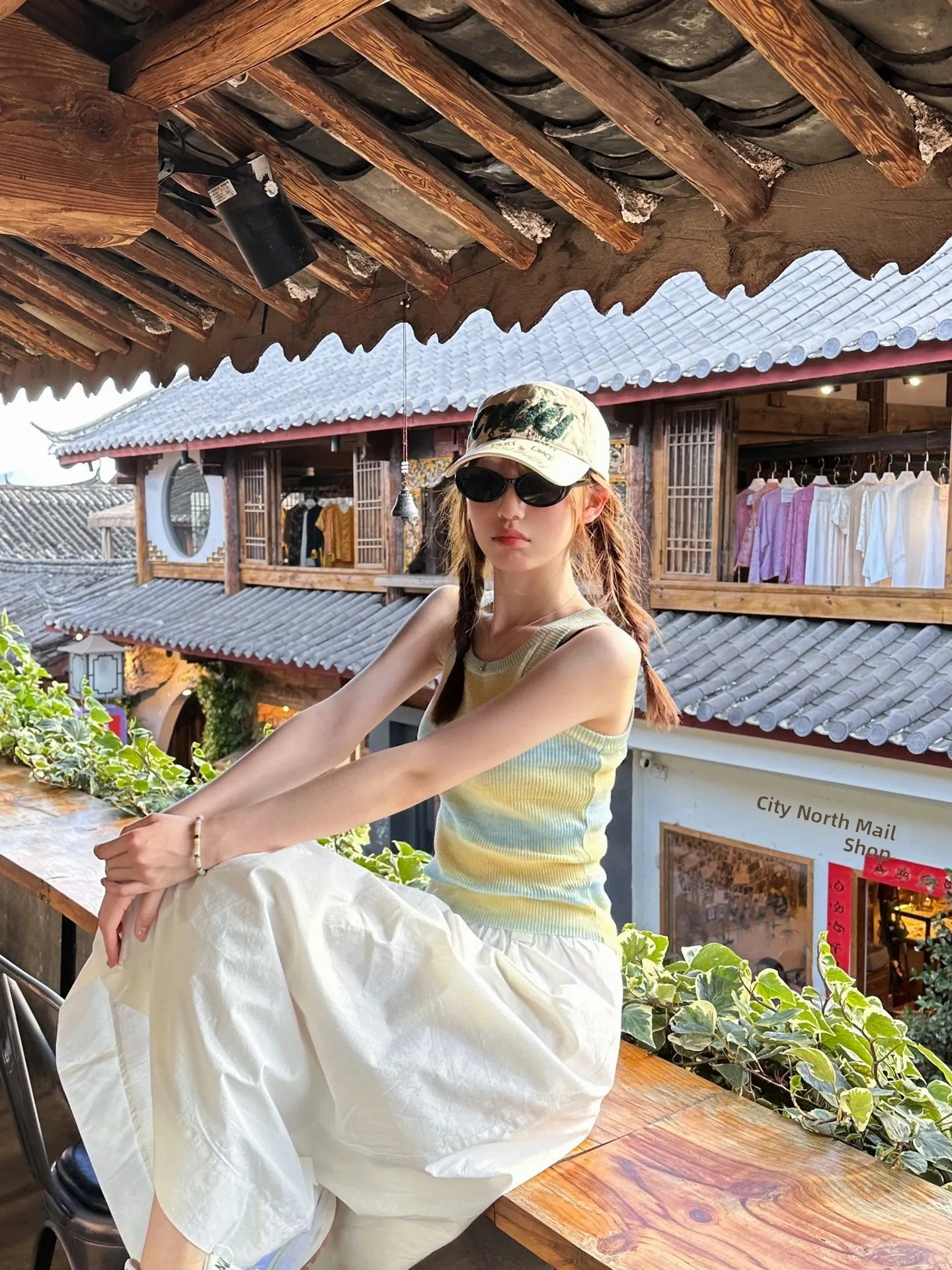 Ice Silk Knitted Color Blo Stripe Women's Tank Top ort Svel Summer Outerwear Faionable Commute Sle Slim Fit