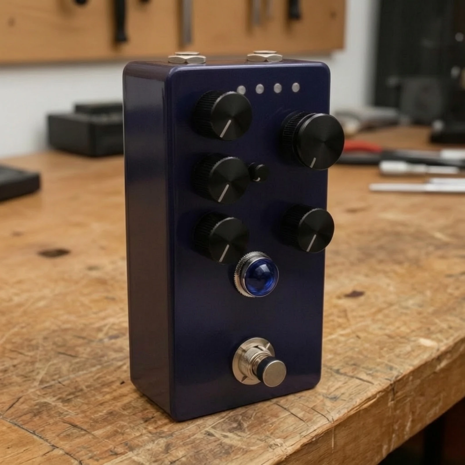 Guitar Effects Pedal Compact Overdrive Pedal Stompbox Amp-Like Electronics Touch-Sensitive for Guitarists, Pedalboard