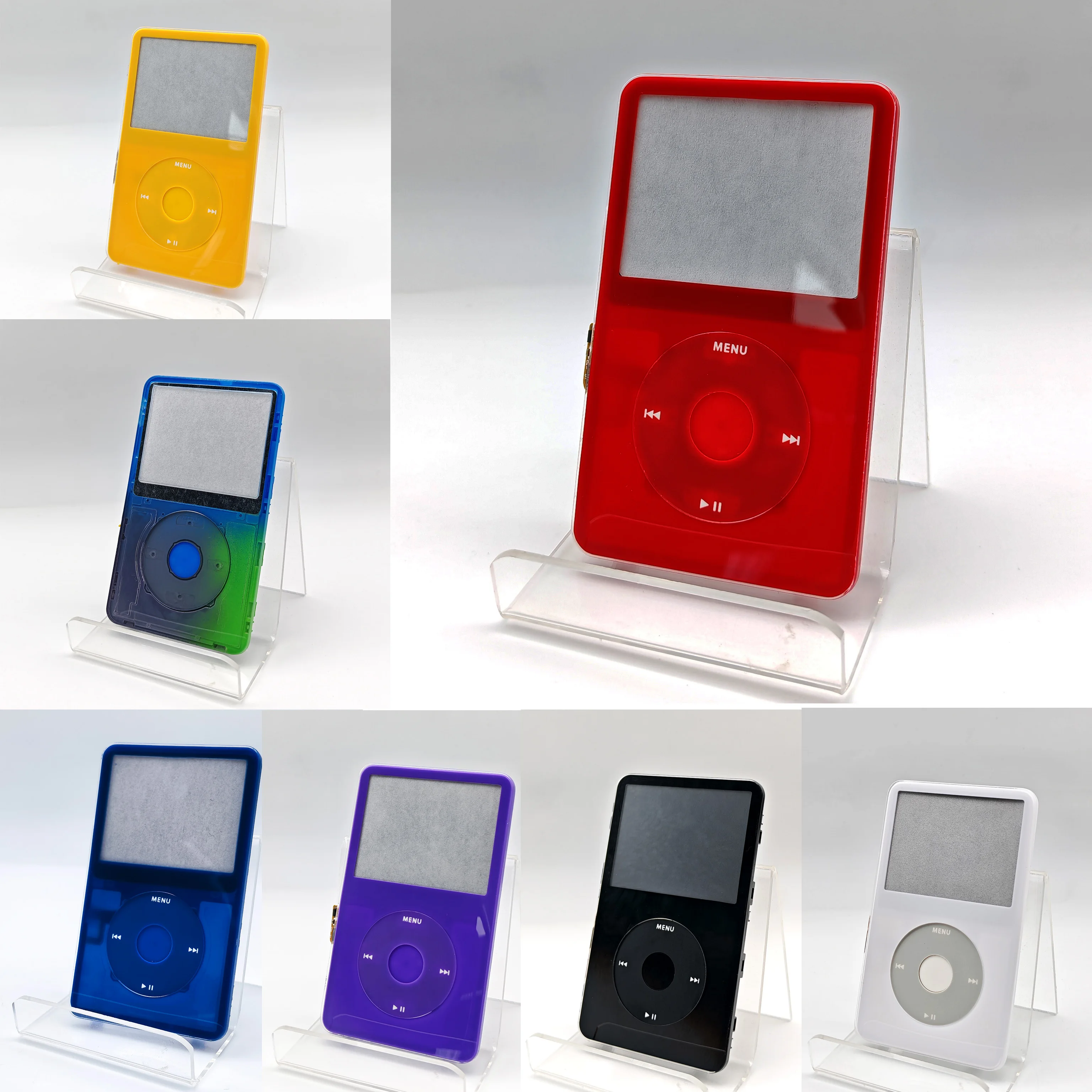 غطاء أمامي لجهاز iPod 5th Gen، غطاء مبيت متعدد الألوان مع عجلة النقر وزر مركزي لاستبدال iPod Video 30GB 60GB 80GB #2