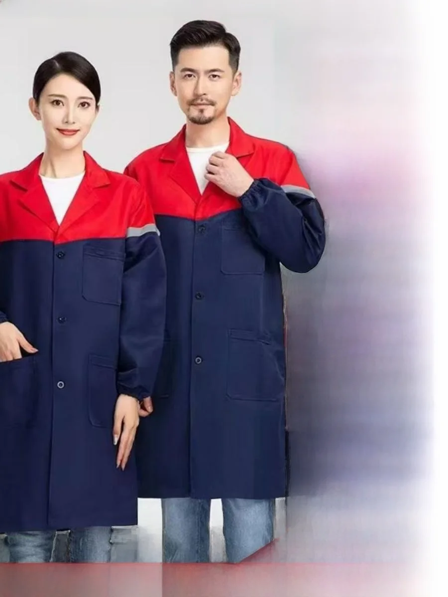 

Thiened Work orm Overall Garment Dustproof Wear Resistant Dir Proof Reflective Spring Workwear for Men Cusizable P...