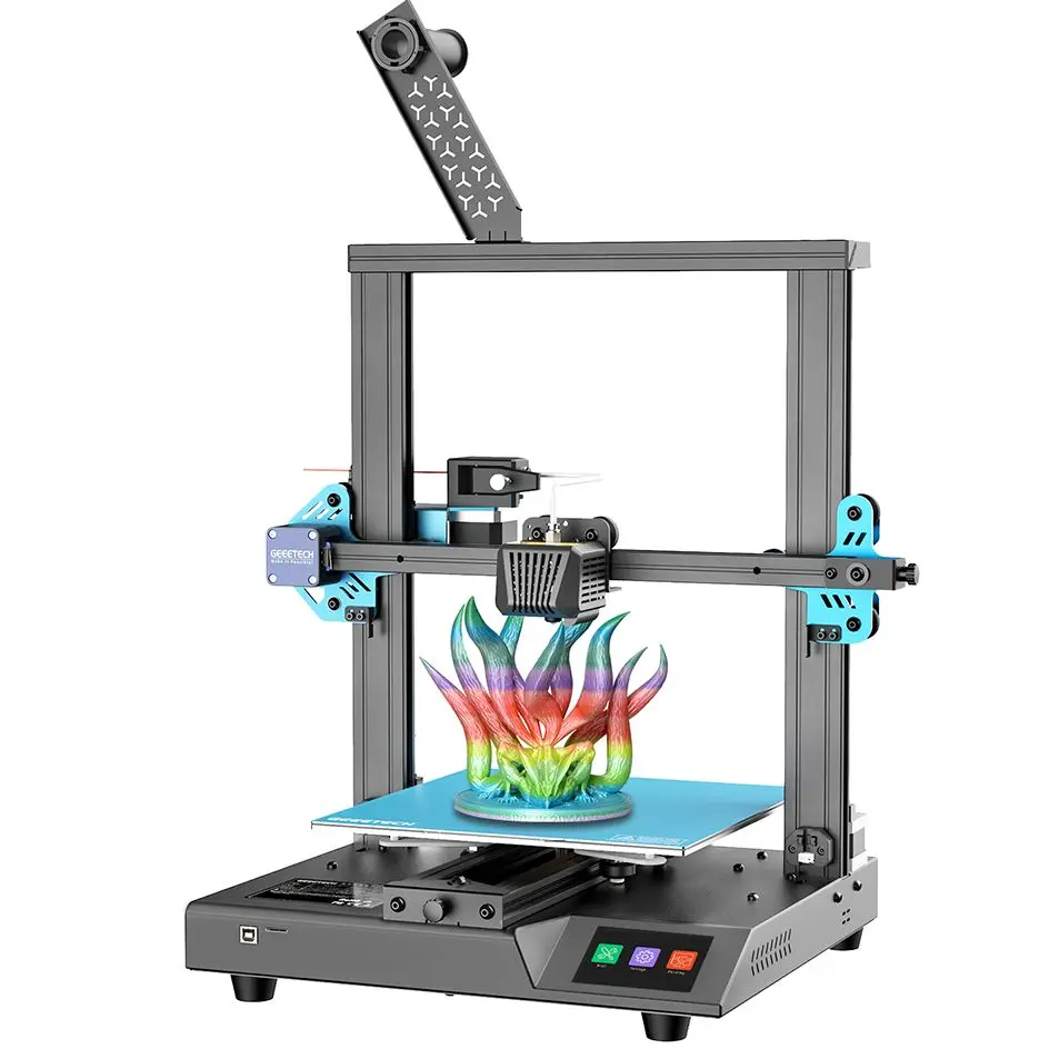 Geeetech-impresora 3D Mizar S FDM, dispositivo BMG de doble unidad con pantalla táctil mejorada, tamaño de impresión de alta precisión 255x255x260mm