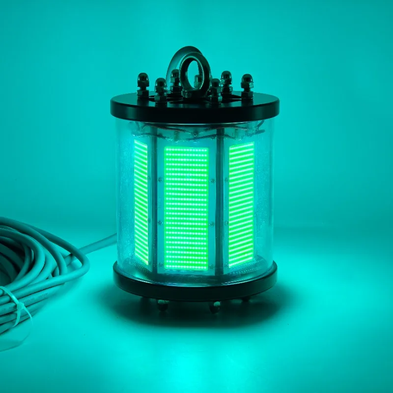 

1000W Light Emitting Diode Night Fishing Light Deep Sea IP68 Fish Attraction Underwater Fishing Light