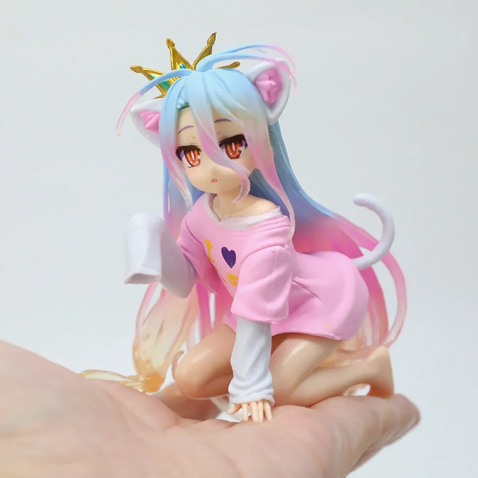 New 13CM Anime NGNL No Game No Life White Figure Anime PVC Anime Action Figures Model Collection Ornament Anime Model Toys Gifts