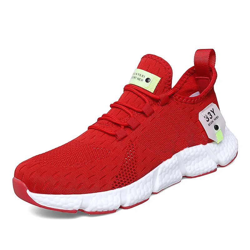 Brand Women Men Shoe Sneakers Breathable Men\'s Shoes Lightweight Casual Mesh Couple Shoes Soft Lace-up Sneakers Man Summer 2022