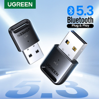 UGREEN USB Bluetooth 5.3 5.0 Adapter Receiver Transmitter EDR Dongle for PC Wireless Transfer Bluetooth Headphone Speakers Mouse