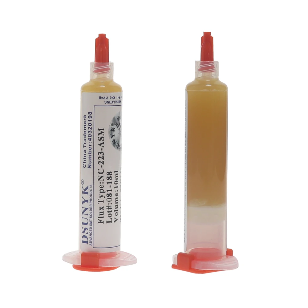 High Quality Rma 223 Flux 10cc PCB BGA Reballing Solder Flux Paste for Phone BGA IC Chips Repair + Needles