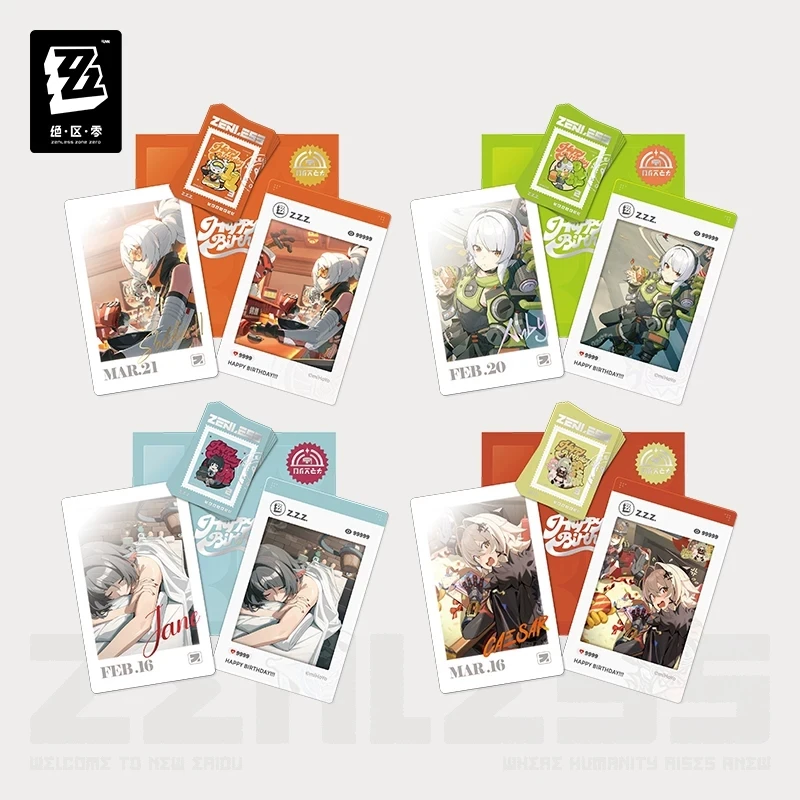 official-zenlesszonezero-genuine-hb2u-series-“birthday-moments”-commemorative-set-volume-6-gaming-merchandise-holiday-gift