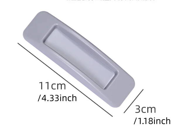 1/2pc Plastic Self-adhesive Door Handle Wardrobe Cupboard Pull Knob Multi-purpose Refrigerator Door Handle Furniture Hardware