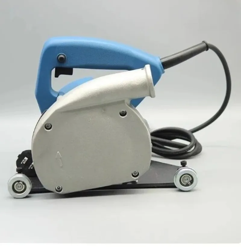 High-Speed 1200W PVC Floor Grooving Machine at 13000RPM, Ideal for Plastic Soft Floor Slotting and Channel Cutting