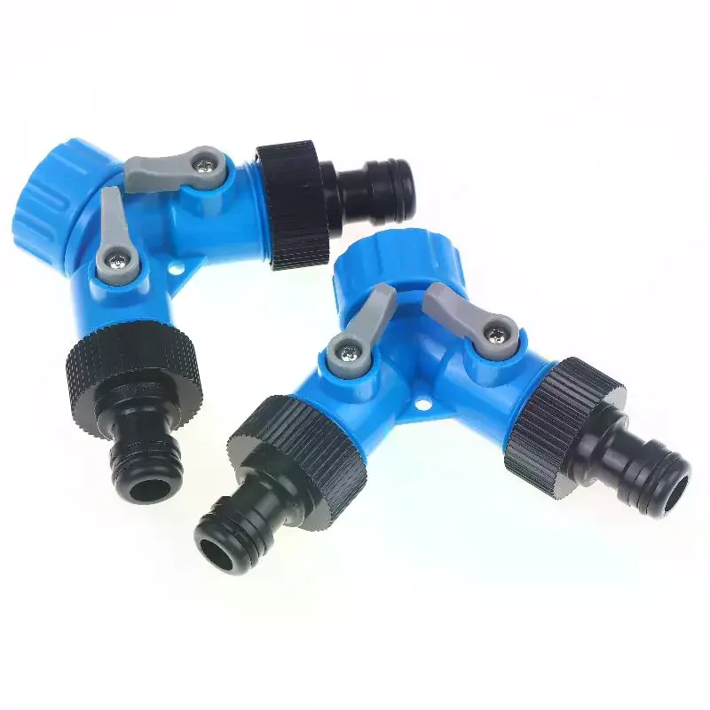 3/4'' Threaded Female Shunt Valve, Y-Connector Faucet Water Splitter for Garden Irrigation System