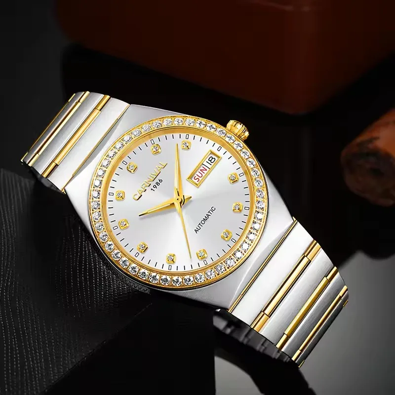 IW Carnival Movimento automatico Accessori per uomo Orologi da polso meccanici Marchi di lusso Orologio impermeabile maschile Specchio zaffiro