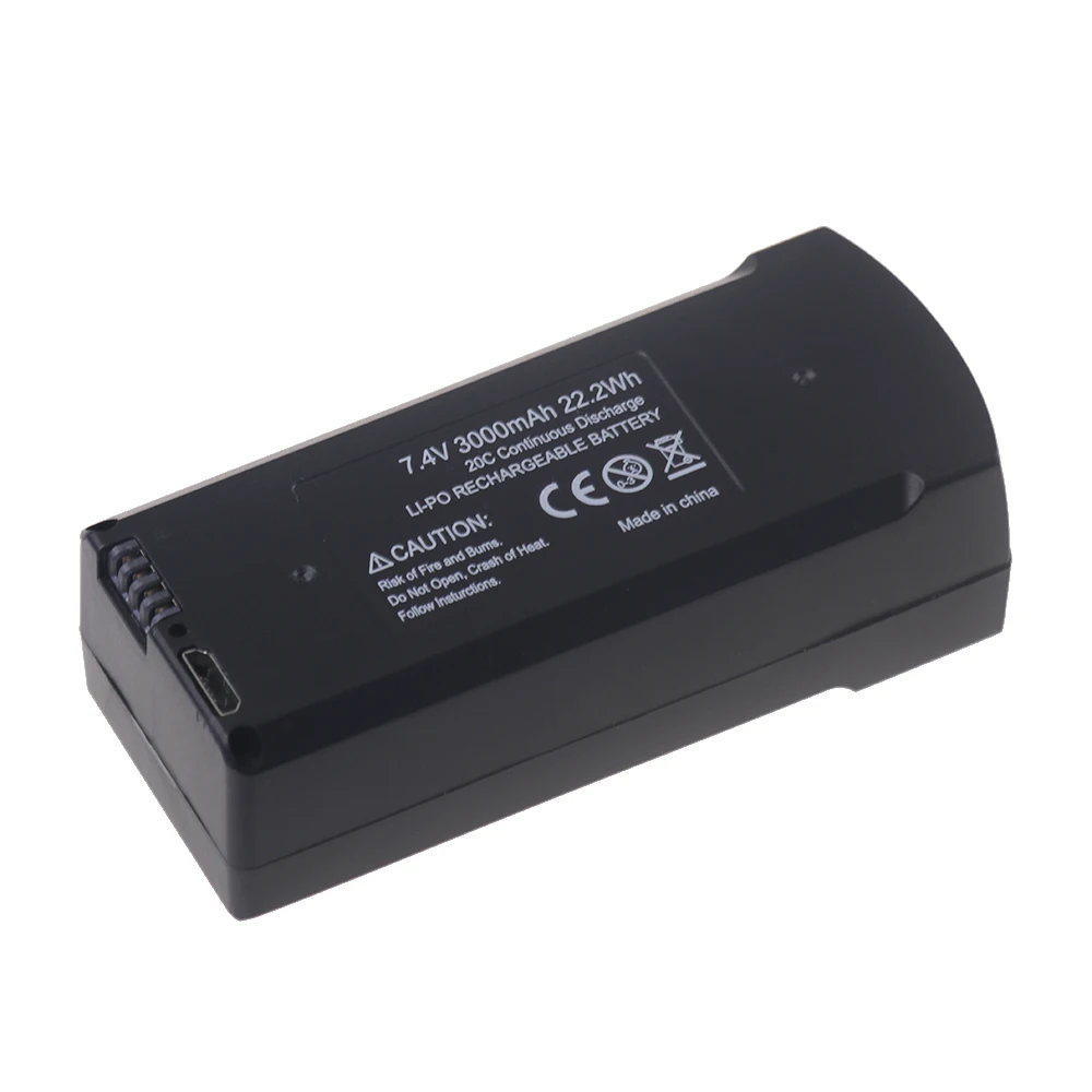 Batterie Lipo originale pour Drone V198 V198PRO V198MAX V168PRO V168MAX GPS, accessoires de batterie pour quadrirotor, 7.4V, 3000Mah