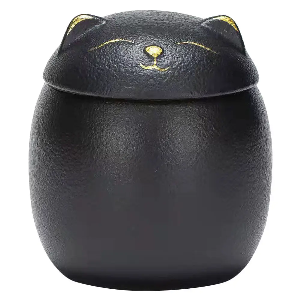 

Керамическая урна для кошек, прочная, износостойкая урна для собак, с герметичной крышкой, маленький контейнер для кремационного пепла, аксессуары для кошек