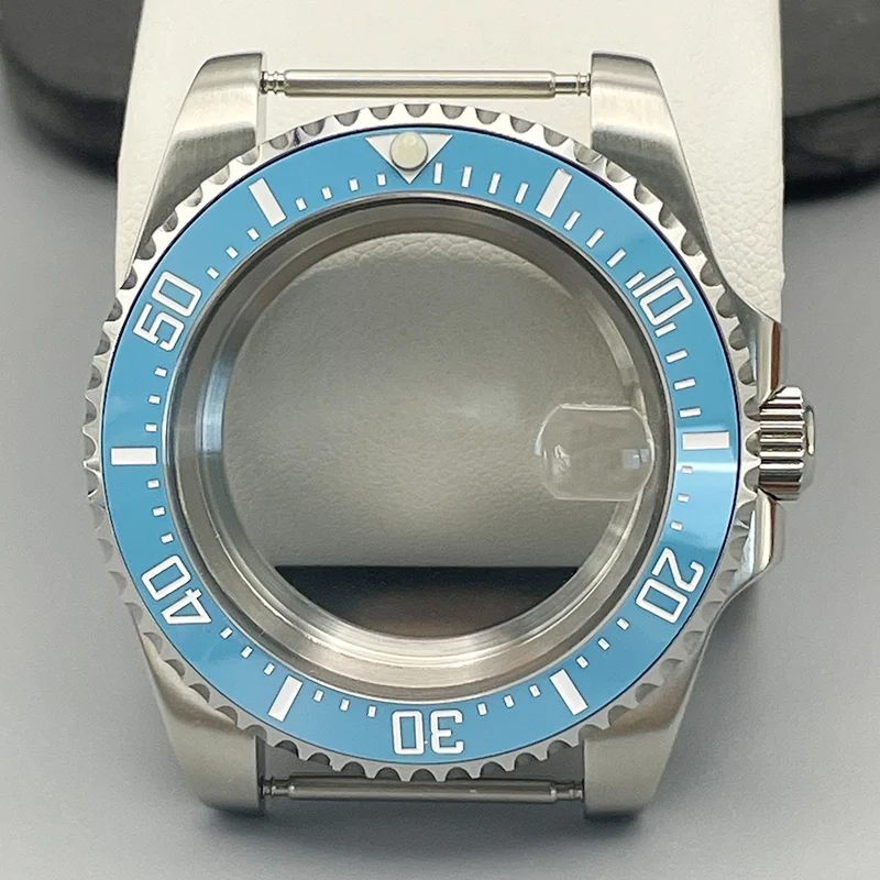 40mm NH35 Case Diver Watch Case Sapphire Crystal Glass for SUB GMT Watch Fits NH35 NH36 4R35 4R36 Movement 28.5mm Dial DIY Watch