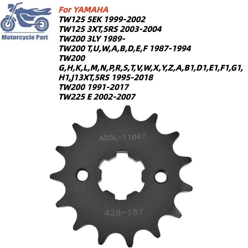 428-14T 428 Chain 14 Tooth Motorcycle Front Sprocket For YAMAHA TW125 5EK 3XT 5RS TW200 3LY TW225 E TW 125 200 225 1987-2018