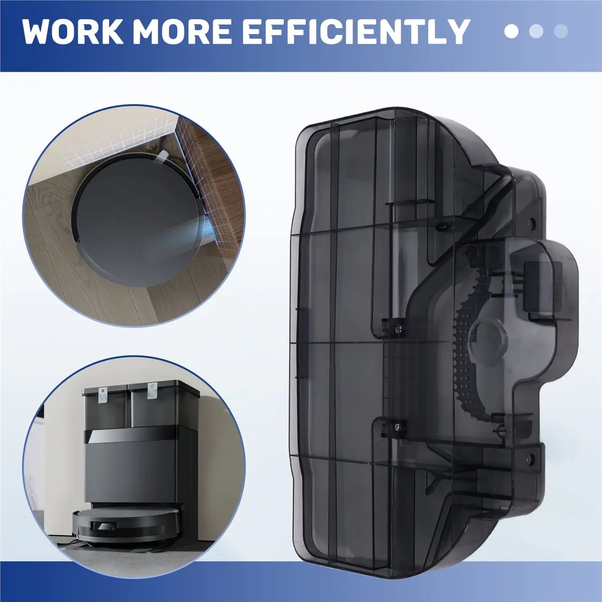 (ABJZ) Cleaning Mop Tray for Ecovacs Deebot X8 / X8PRO / DEX56 Sweeping Robot Replacement Parts