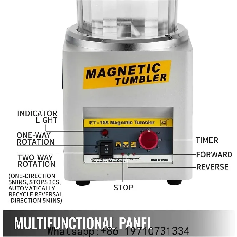 Electric Magnetic Polishing Machine Cleaning Polishing Magnetic Deburring Equipment Jewellery jewelry Magnetic Polishing Machine