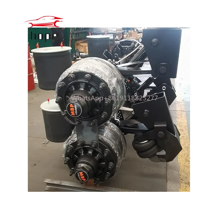 

Foshan Factory BPW SAF Style 9T 12T Axle Semi Trailer Lift Axle Air Spring Suspension for One or Two or Three Axle with Lifting