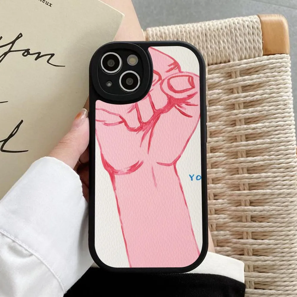 D-David S-Shrigley Phone Case Hard Leather For iPhone 14 13 12 Mini 11 14 Pro Max Xs X Xr 7 8 Plus Fundas