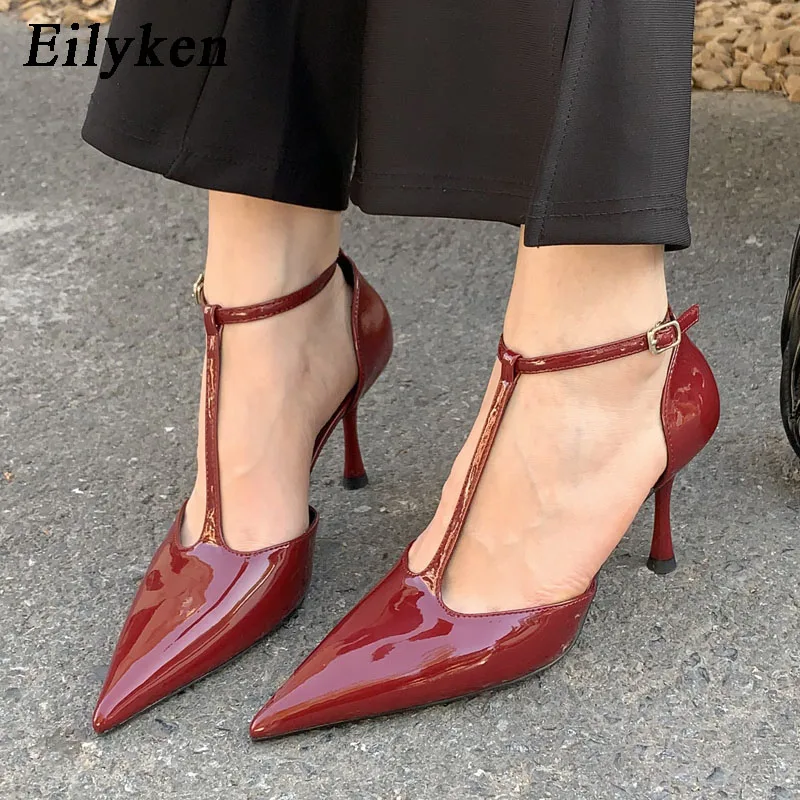 Eilyken Spring Autumn Brand Women Pumps Shoes Fashion Pointed Toe Ladies Elegant Hollow Out Sandals Zapatilla De Muje