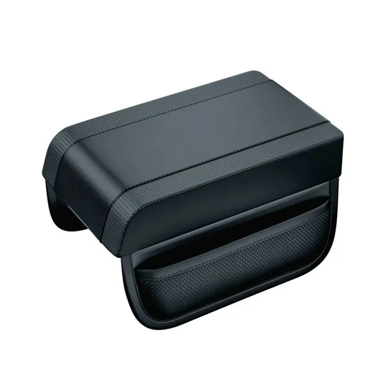 【Top Sale !!】Car Armrest Box Height Pad Universal Armrest Cushion With Pocket Central Memory Cotton Elbow Support Armrest Storag