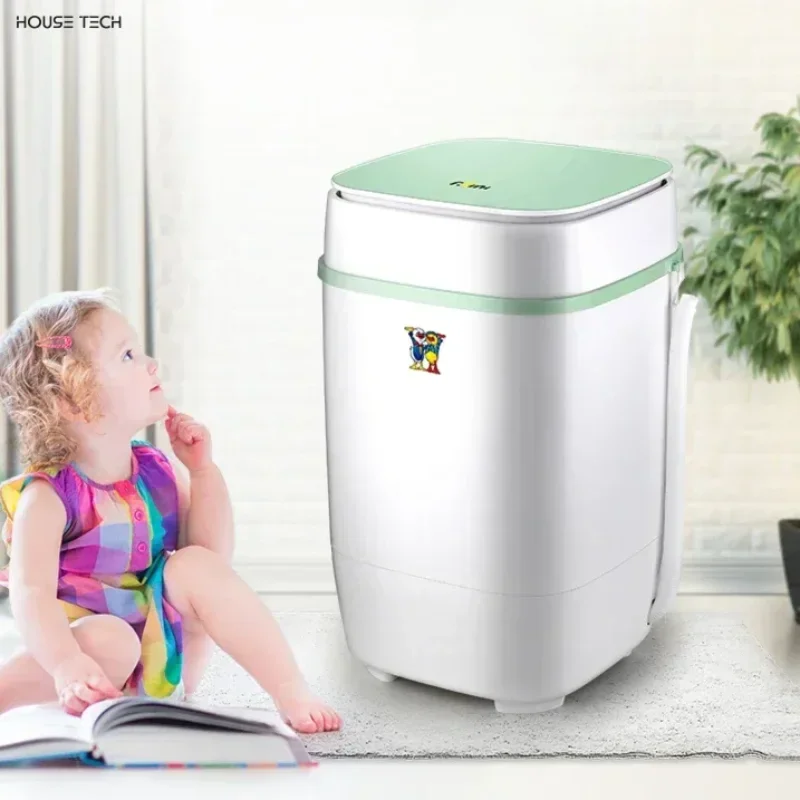 Washing Machines household children's underwear socks artifact small elution integrated semi-automatic mini washing machine