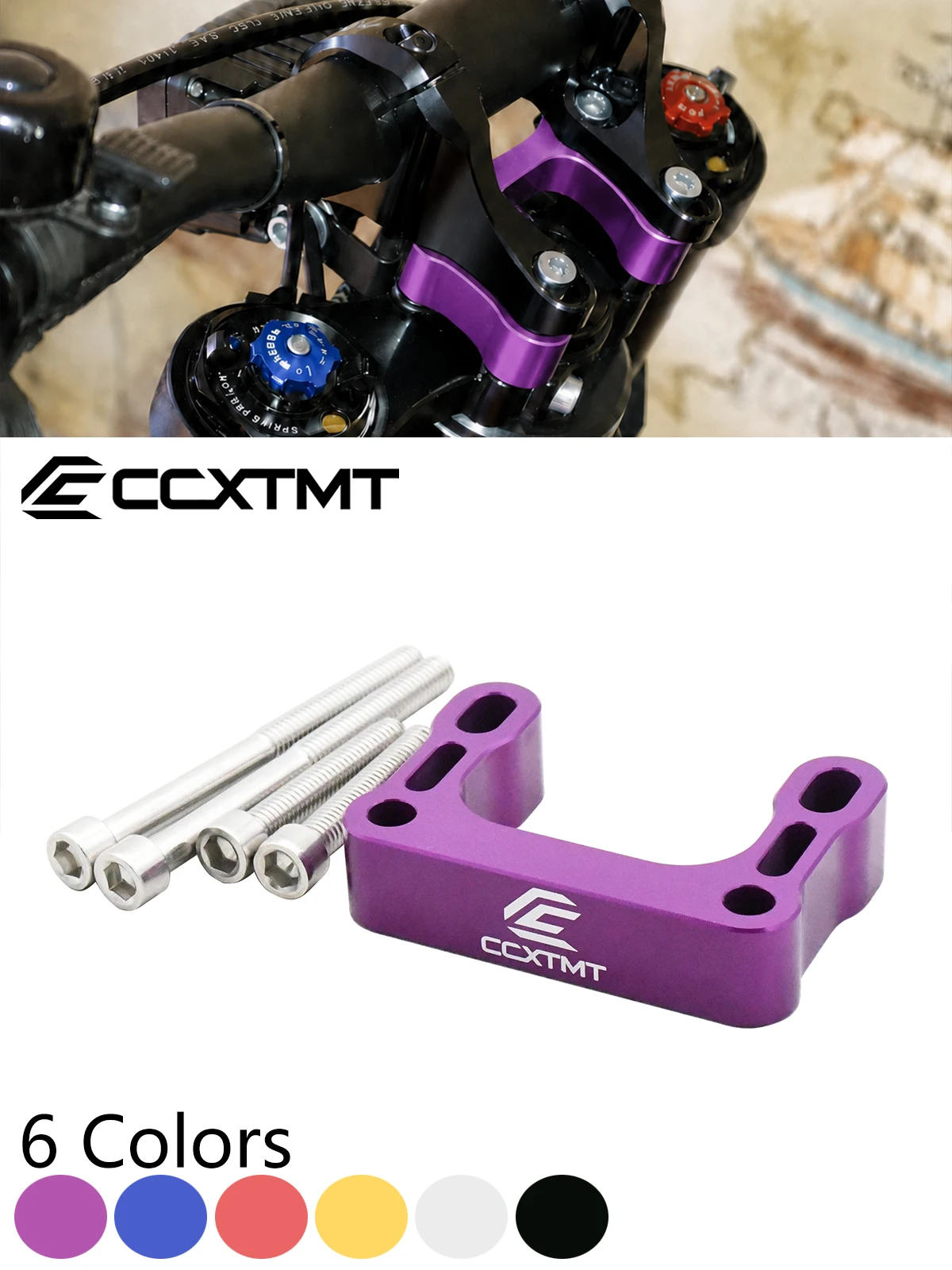 Für Sur Ron Light Bee X S L1E Segway X160 X260 E-Bike-Teile CNC 6061 Aluminium 15MM Verstärkte Lenkerhöhung Klemme