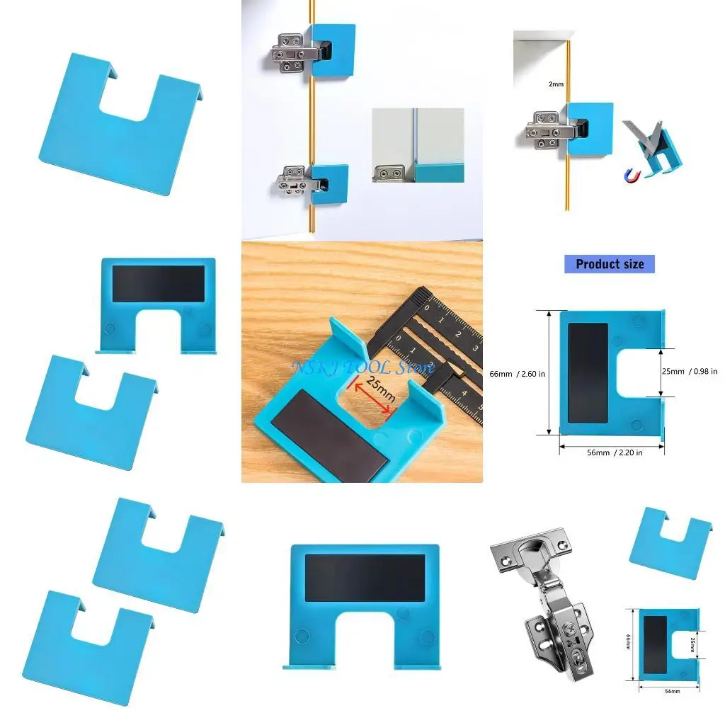 

L8RC Hinge Installation Tool Thickened ABS Boosting Strength 50% And Time 10 Years Without Warping