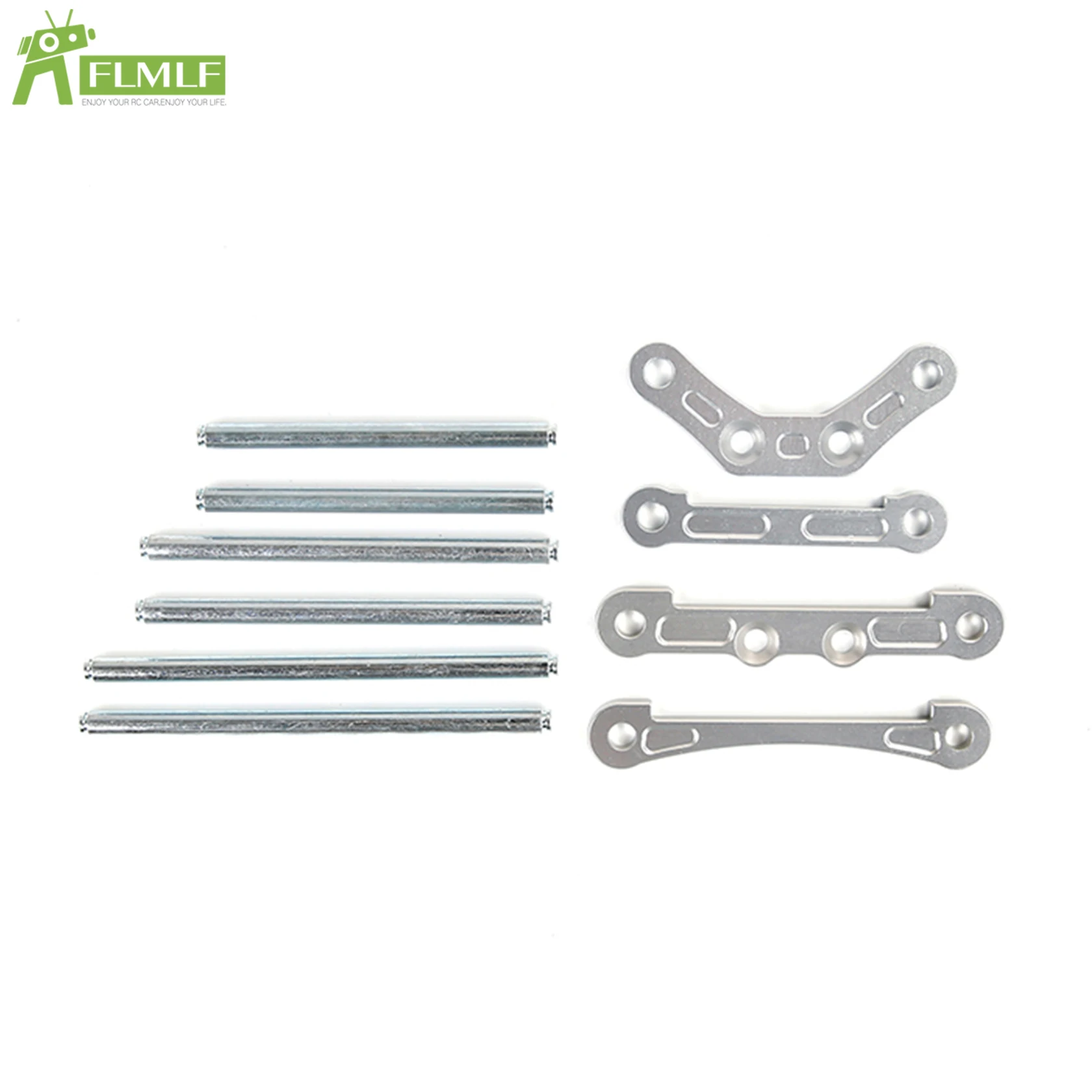 Liga cnc dianteiro e traseiro suspensão eixo pino kit peça de posicionamento para 1/5 hpi rofun baha rovan km baja 5b 5t 5sc rc peças do carro