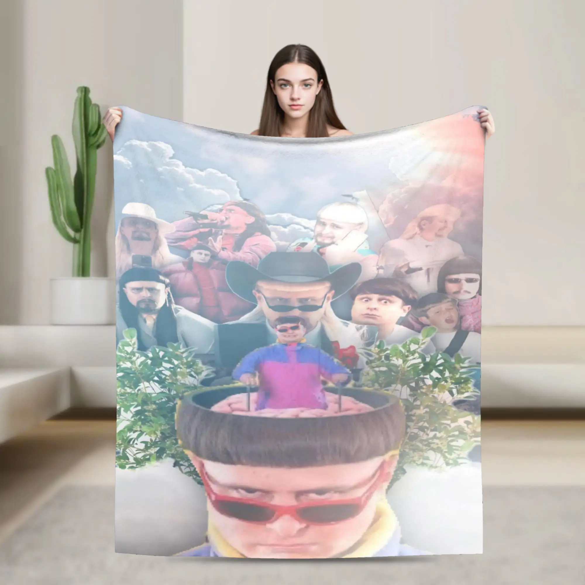RIP Oliver Tree 1993-2026 Throw Blanket for Couch  Soft Cozy Plush Blanket 50x60 Inches Multi-size Bedspreads for All Seasons