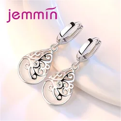 Brand Real 925 Sterling Silver Moonlight Opal Tears Totem Drop Earrings oorbellen For Femmes Valentines Day Gift