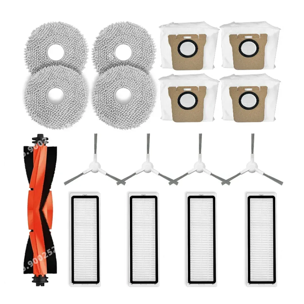 For Robot Vacuum X20+ / X20 Plus Replacement Parts Main Side Brush Hepa Filter Mop Cloth Dust Bags