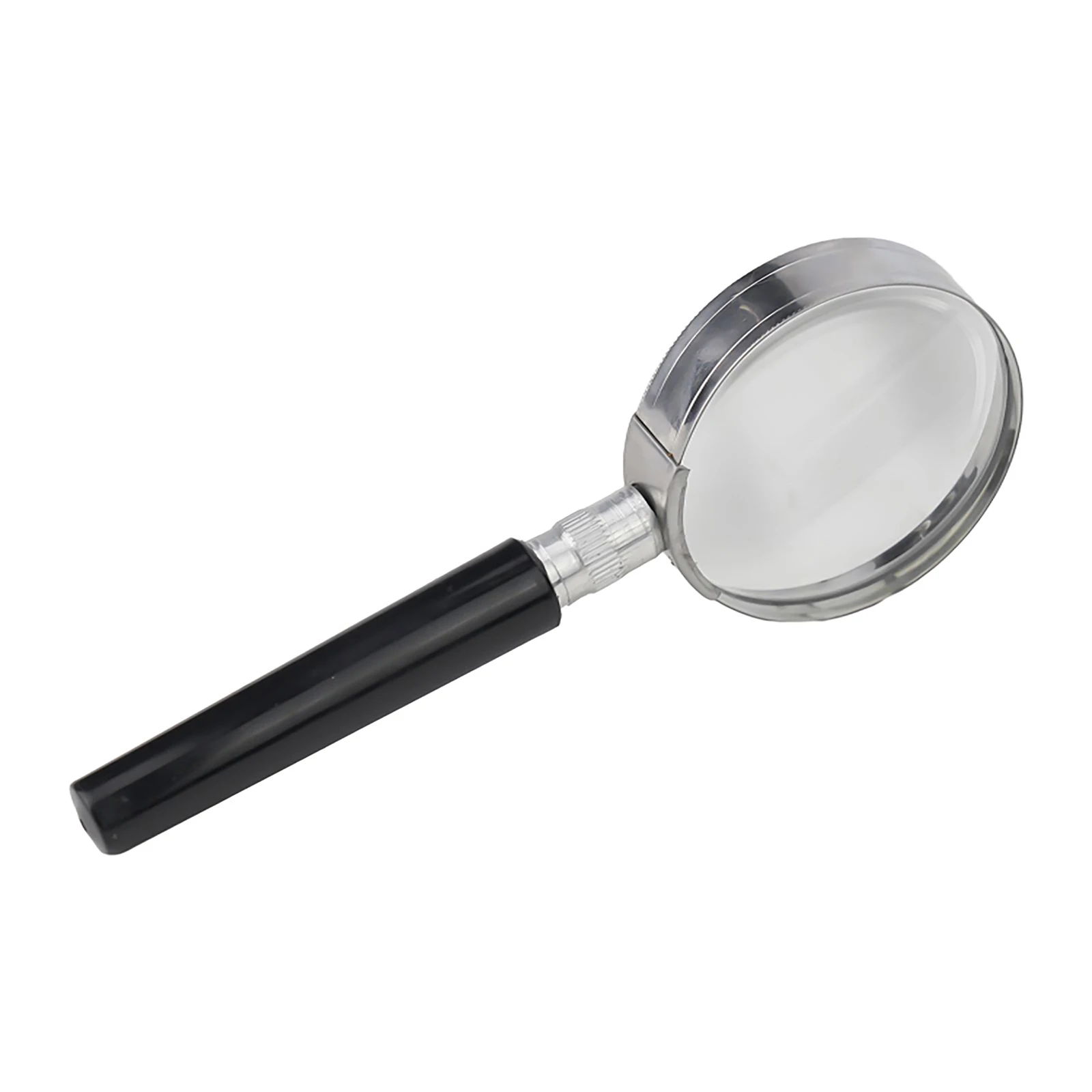 

Lightweight 50mm Handheld Magnifying Glass with Metal Frame for For reading Newspapers and Antiques Designed for Comfort