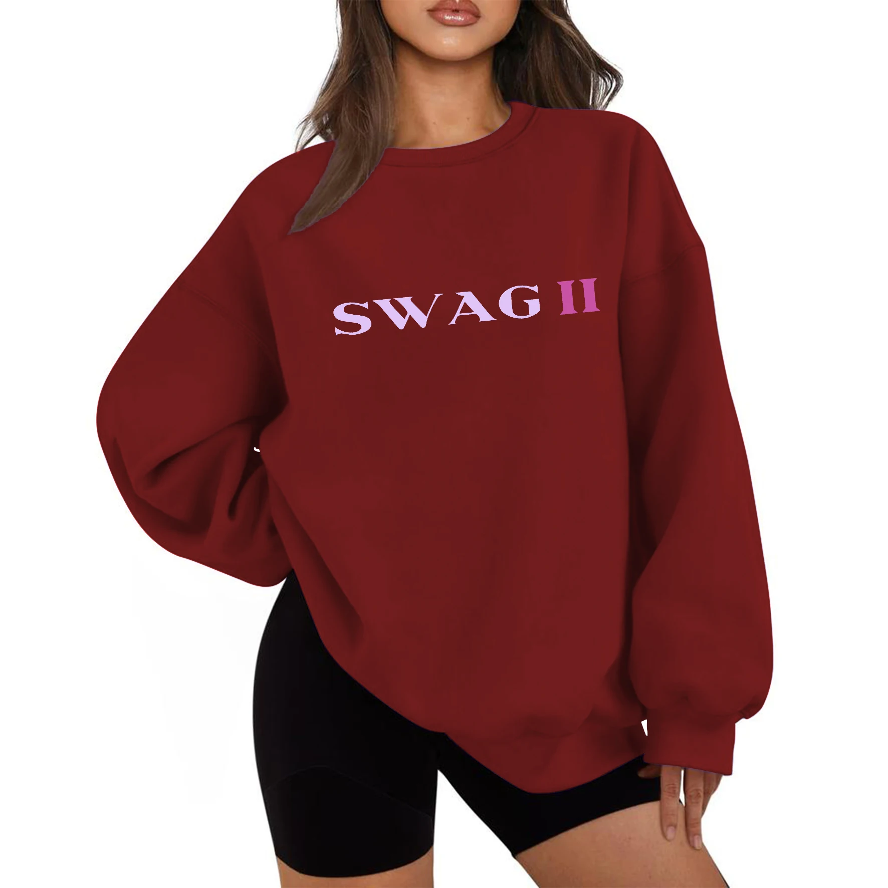 جاستن بيبر SWAG II 2025 جاستن SWAG 2 البلوز Harajuku جولة الرقبة طويلة الأكمام هوديي