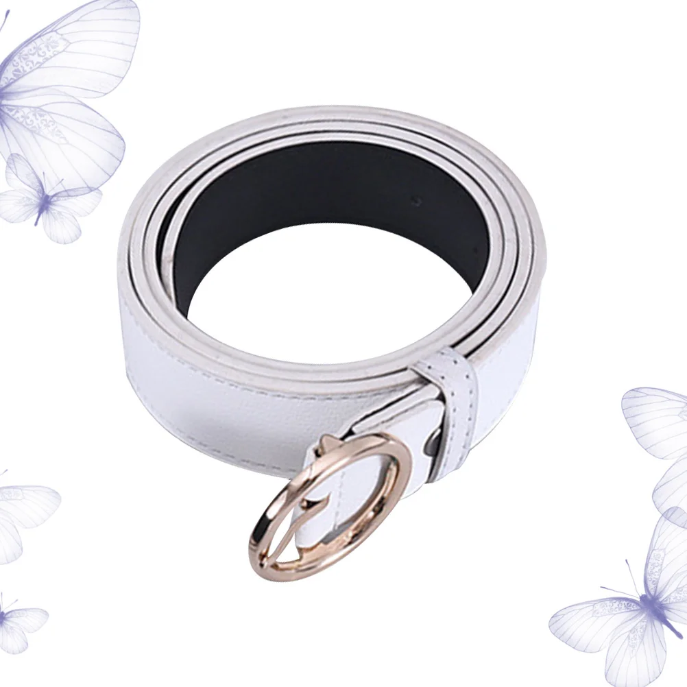

Women's Belt Versatile for Dress Belts Fashion Exquisite Buckle Lady Waist Female Ladies Simple